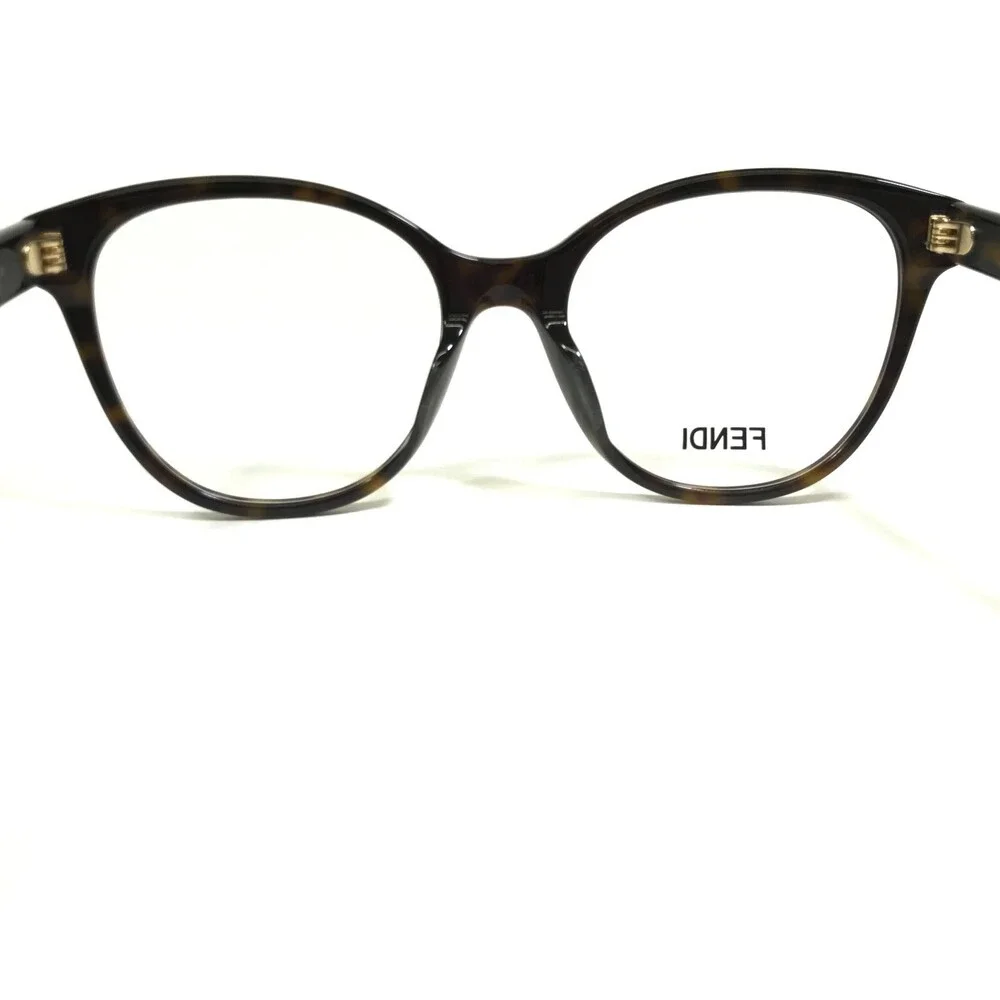 Fendi Eyeglasses Frames FE50024I 053 Tortoise Cat Eye Full Rim 52-18-140